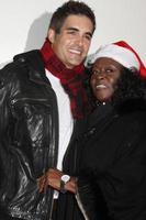 los angeles, 30 nov - galen gering, aloma wright bij de hollywood kerstparade van 2014 op de hollywood boulevard op 30 november 2014 in los angeles, ca foto