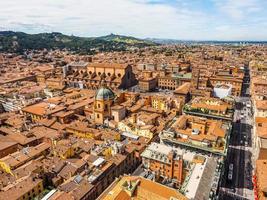 hdr luchtfoto van bologna foto