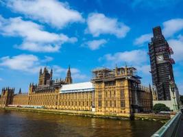 hdr Houses of Parliament instandhoudingswerken in londen foto