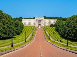 hdr stormont parlementsgebouwen in belfast foto