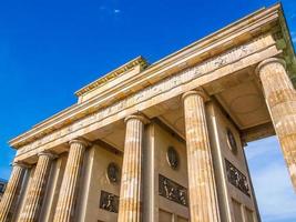 hdr brandenburger tor berlijn foto