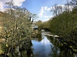 uitzicht op hebden bridge in yorkshire foto