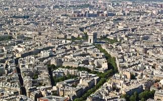 arc de triomphe, parijs foto