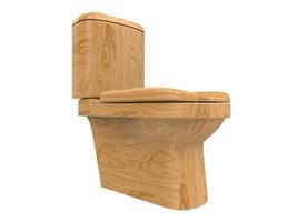 hout wc toilet watercloset 3d illustratie 3d illustratie3d illustratie foto