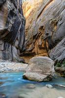 the Narrows, Zion National Park, Verenigde Staten foto