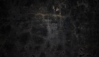 donkere en zwarte muur halloween achtergrond concept. zwart beton stoffig voor achtergrond. horror cement textuur foto