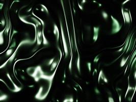 3d abstracte iriserende golvende textuurachtergrond. neon holografische vloeistofvervorming. levendige vloeistof reflectie oppervlak. 3D-rendering. foto