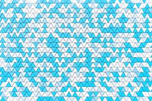 3D illustratie rijen van blauwe en witte driehoek .geometrische achtergrond, patroon. foto