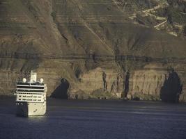 santorini eiland in griekenland foto