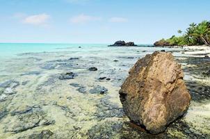 landschap van rapota-eiland in aitutaki lagune de Cookeilanden