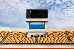 stadion met scorebord foto