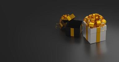 geschenkdoos voor Black Friday-concept foto