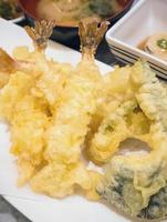 garnalen tempura japanse keuken foto