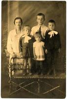 familie. vintage portret. foto