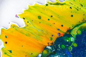 abstract acryl giet vloeibaar marmeren oppervlakken ontwerp. foto