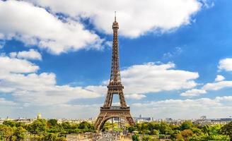 Eiffeltoren, de skyline van Parijs foto