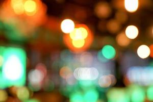 pub club bar wazig en bokeh achtergrondafbeelding. foto