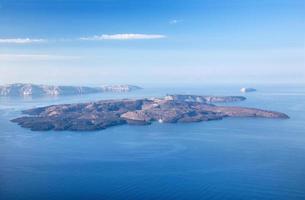 Santorini - de eilanden nea kameni en palea kameni