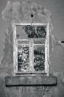 oud houten raam foto