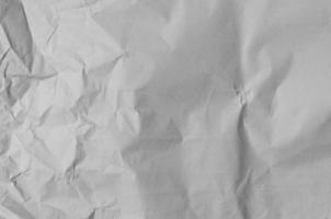 textuur van verfrommeld papier. foto
