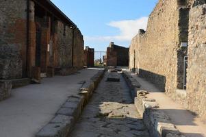 ruïnes van pompeii, italië foto
