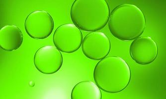 groene bubbels onder water foto