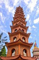 tran quoc pagode in hanoi, vietnam foto