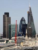 city of london een van de toonaangevende centra voor wereldwijde financiën foto