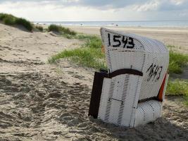 juist eiland in de Noordzee foto