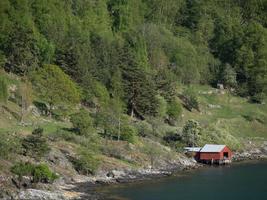 flam in noorwegen foto