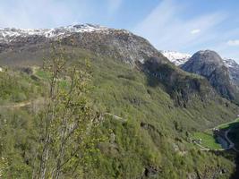 flam in noorwegen foto