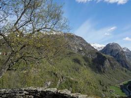 flam in noorwegen foto