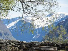 flam in noorwegen foto