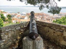 lissabon aan de rivier de Taag foto