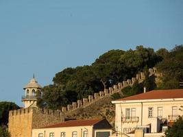 lissabon aan de rivier de Taag foto