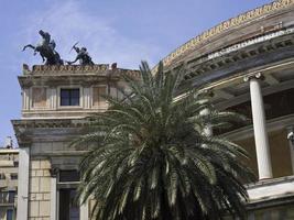 palermo op het eiland sicilia foto