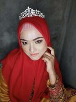 west java, indonesië, 2022 - mooie indonesische vrouwen foto