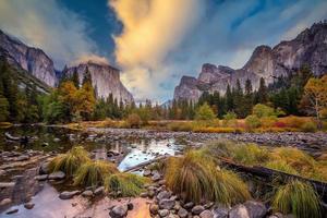 landschap van Yosemite National Park in de V.S., Au, foto