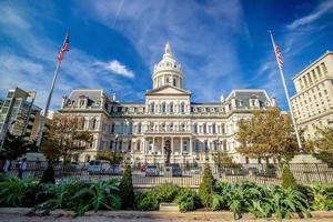 het stadhuis van baltimore, maryland foto