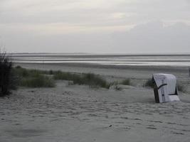 het eiland Spiekeroog in de Noordzee foto