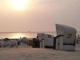 borkum eiland in duitsland foto