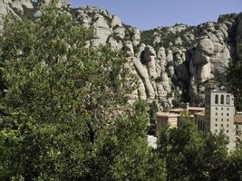 klooster montserrat in spanje foto