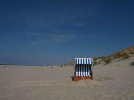 juist eiland in de Noordzee foto