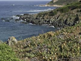 eiland corsica in de middellandse zee foto