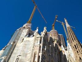 de stad barcelona in spanje foto