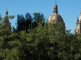 de stad barcelona in spanje foto