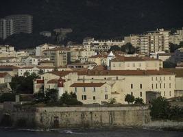 eiland corsica in de middellandse zee foto