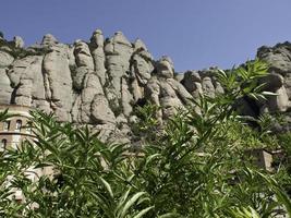 klooster montserrat in spanje foto