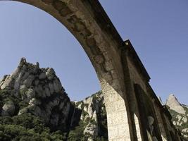 klooster montserrat in spanje foto