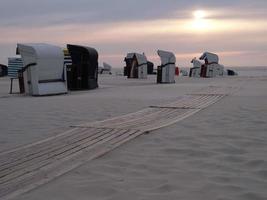 borkum eiland in duitsland foto